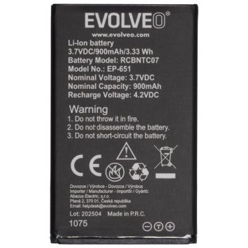 Evolveo Baterie originală EVOLVEO EasyPhone XG, 900 mAh, EP-650