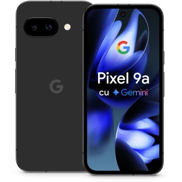 Google Telefon mobil Google Pixel 9a, 6.3 inch, 128GB, 8GB RAM, 5G, Dual SIM, Obsidian Google Telefon mobil Google Pixel 9a, 6.3 inch, 128GB, 8GB RAM, 5G, Dual SIM, Obsidian