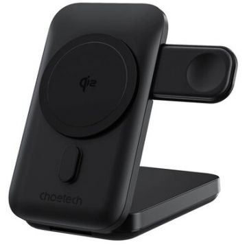 Incarcator 3w1 B750 10000mAh Qi2 Negru