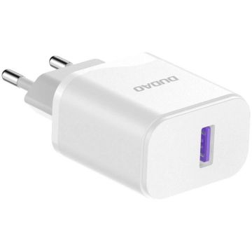 Incarcator A20EU, USB, 18W, Cablu MicroUSB inclus, Alb