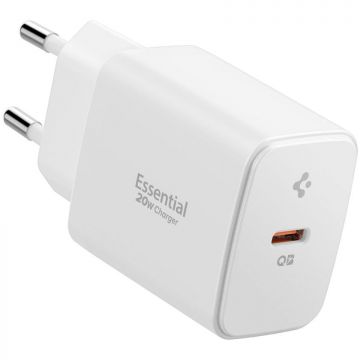 Incarcator Essential EE201EU, USB-C, 20W, Alb