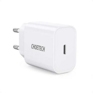 Incarcator Retea Q5004 USB-C QC 3.0 PD 18W Alb