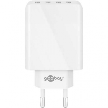 Incarcator Retea W43001WE Design Slim 4x USB-A 30W Alb