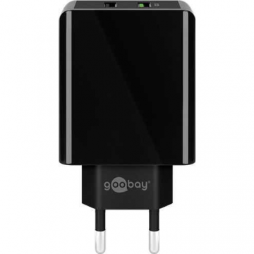 Incarcator Retea WQ22801BK 2x USB-A QC3.0 28W Negru