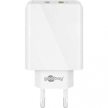 Incarcator Retea WQ22801WE 2x USB-A QC3.0 28W Alb