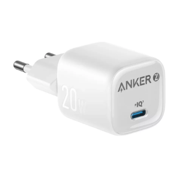 Incarcator Retea Zolo USB-C 20W Power Delivery 3.0 Fast Charging Alb