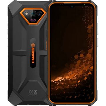 Myphone Telefon Hammer Iron V, IP69, 4G,6.5 inch, 6GB RAM, 64GB, 8MP, 50MP+24MP, 6320mAh, Orange