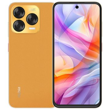 NUBIA Telefon mobil Nubia V70 Design, 6.7 inch, Dual SIM, 8+8GB RAM, 128GB, 4G, Citrus Orange