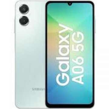 Samsung Telefon mobil Samsung Galaxy A06, Dual SIM, 128GB, 6GB RAM, 5G, 6.7 inch, Light Green
