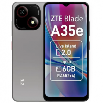 Smartphone Blade A35e Dual SIM 6GB RAM ( 2GB + 4GB extensibili) 64GB 4G Gri