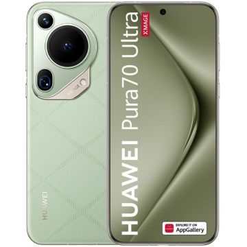 Smartphone Huawei Pura 70 Ultra, 512GB, 16GB RAM, Dual SIM, 5G, 4-Camere, Green