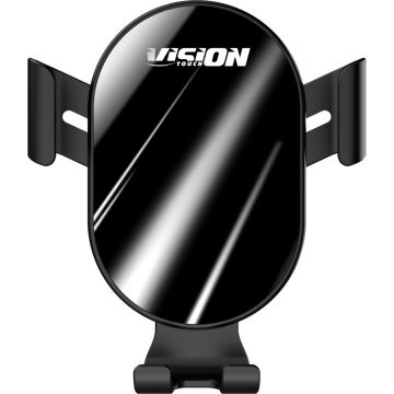 Suport auto Vision Touch, cu incarcare wireless 15W, Quick Charge, Negru