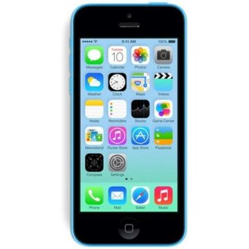 Telefon Mobil Apple iPhone 5C, Procesor Dual-core 1.3 GHz, LED-backlit IPS LCD 4inch, 1GB RAM, 8GB Flash, 8MP, Wi-Fi, 4G, iOS 7.0 (Albastru)