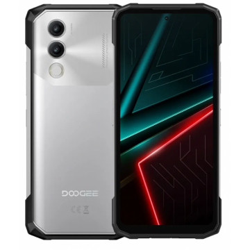 Telefon mobil Doogee Blade 20, Gri, 4G, Ecran 6.6   HD+ IPS, 20GB RAM(4GB+16GB extensibili), 128GB ROM, Android 15, Camera 16MP+8MP, T7200 Octa-Core, 10300mAh, 18W, Face ID, NFC, Dual SIM