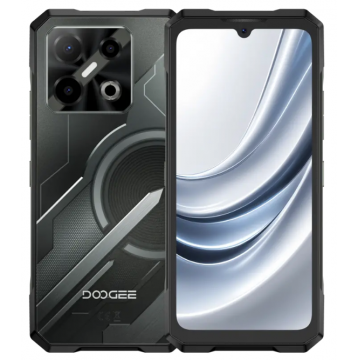 Telefon Mobil Doogee Blade GT Play LED, Negru, 5G, 6.72   FHD+ IPS LCD 120Hz, Camera AI 50MP, 20GB RAM (8GB+12GB extensibili), 256GB ROM, Android 14, Dimensity 7025, 5800mAh, 18W, Dual SIM