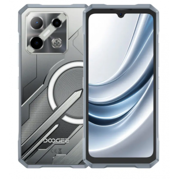 Telefon Mobil Doogee Blade GT Pro, Argintiu, 5G, 6.72   FHD+ IPS LCD 120Hz, Camera AI 100MP, 32GB RAM (12GB + 20GB extensibili), 512GB ROM, Android 14, Dimensity 7025, 5800mAh, 18W, Dual SIM