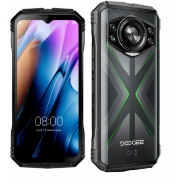 Telefon mobil Doogee S118, Verde, 4G, Ecran 6.72,   FHD+ 120Hz IPS, 32GB RAM (12GB + 20GB extensibil), 512GB ROM, Android 14, Helio G100 Octa Core, 50MP+32MP, 10800mAh, 33W, Dual SIM