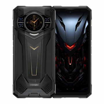 Telefon mobil Doogee S200 Plus, Negru, 5G,  6.72   IPS FHD+  1.32   AMOLED, 32GB RAM (16GB+20GB extensibil), 512GB ROM, Camera Tripla AI 100MP, Android 14, Dimensity 7300, 10100mAh, 33W, Dual SIM