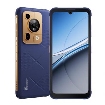 Telefon Mobil FOSSiBOT F112 Pro, Procesor MediaTek Dimensity 6300, Ecran IPS touchscreen 6.88inch, 8GB RAM, 256GB Flash, Camera, Wi-Fi, 5G, Dual Sim, Android (Albastru)