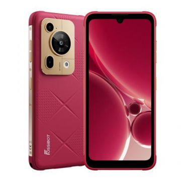 Telefon Mobil FOSSiBOT F112 Pro, Procesor MediaTek Dimensity 6300, Ecran IPS touchscreen 6.88inch, 8GB RAM, 256GB Flash, Camera, Wi-Fi, 5G, Dual Sim, Android (Rosu)