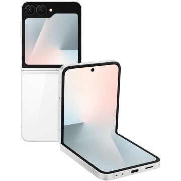 Telefon mobil Galaxy Z Flip7 FE 256GB 8GB RAM Dual Sim 5G White