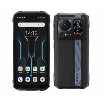 Telefon mobil HOTWAV Cyber 16 Pro, Negru, 4G, 6.6,  ³ 2K 120,  Hz, 24,  GB (8GB + 16GB extensibili), 512,  GB ROM, 108,  MP, Android 15, Helio G100, Ecran tactil spate, NFC, 6280mAh, 33W