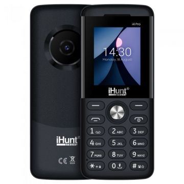 Telefon Mobil iHUNT i4 Pro, Negru, 2G, Ecran 1.77 QVGA, 32MB RAM, 32MB ROM, Sistem propriu, Radio FM, Lanterna, Bluetooth, 800 mAh, Dual SIM Telefon Mobil iHUNT i4 Pro, Negru, 2G, Ecran 1.77 QVGA, 32MB RAM, 32MB ROM, Sistem propriu, Radio FM, Lanterna, Bluetooth, 800 mAh, Dual SIM