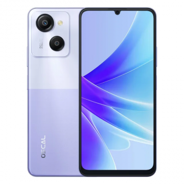 Telefon mobil Oscal MODERN 8 Purple, 4G, 6.75   HD+, 16GB RAM (8GB + 8GB extensibili), 256GB ROM, 50MP, Android 13, Unisoc T616, 6000mAh, Dual SIM