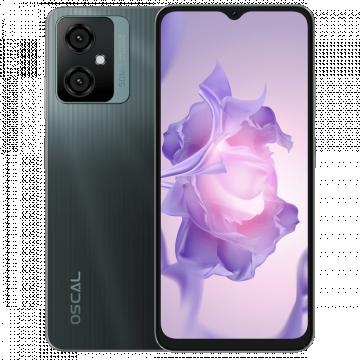 Telefon mobil Oscal TIGER 10 Grey, 4G, 6.56   HD+, 16GB RAM (8GB + 8GB extensibili), 256GB ROM, 50MP, Android 13, Unisoc T606, 5180mAh, Dual SIM