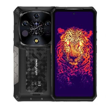 Telefon mobil Ulefone Armor 28 Ultra Thermal, 5G, 6.67   AMOLED, 32GB RAM(16GB + 16GB extensibili), 1TB ROM, Camera Termica, Night Vision, Android 15,Mediatek Dimensity 9300+, WiFi 7, 10600mAh Dual SIM