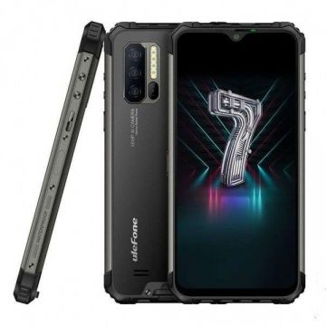 Telefon mobil Ulefone Armor 7 Negru, 4G, 6.3  , 8GB RAM, 128GB ROM, Android 9, Helio P90, NFC, IP68, 5500mAh, Dual SIM
