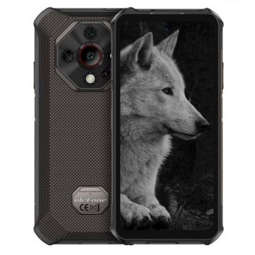 Telefon mobil Ulefone Armor X16 Pro, Negru, 5G, 6.56   LCD IPS 120Hz, 16GB (8GB RAM + 8GB extensibil), 256GB ROM, Night Vision, 64MP, Android 15, Dimensity 6300, NFC, 10360mAh, 33W, Dual SIM