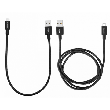 Verbatim Cablu de sincronizare si incarcare, Verbatim, USB-A, Negru