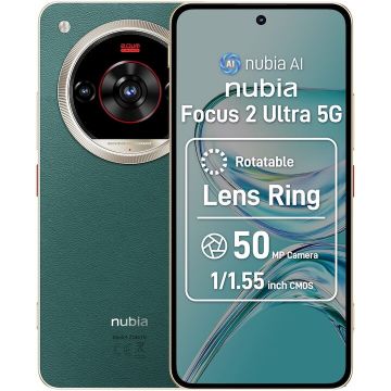 ZTE Telefon Mobil ZTE nubia Focus 2 Ultra, Procesor Unisoc T8100 Octa-Core, AMOLED Capacitive touchscreen 6.8, 8GB RAM, 512GB Flash, Camera Tripla, 5G, Wi-Fi, Dual Sim, Android, Verde