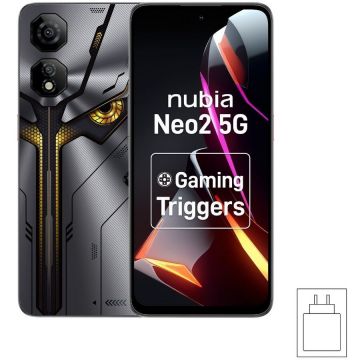 ZTE Telefon Mobil ZTE Nubia Neo 2, Procesor Unisoc T820 Octa-Core, IPS LCD Capacitive touchscreen 6.72, 8GB RAM, 256GB Flash, Camera Duala 50+2MP, 5G, Wi-Fi, Dual Sim, Android, Gri