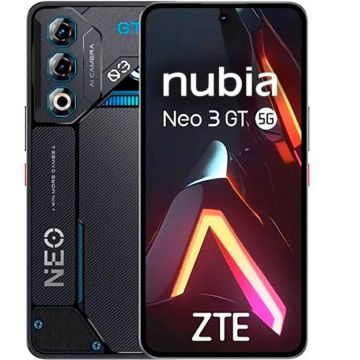 ZTE Telefon Mobil ZTE nubia Neo 3 GT, Procesor Unisoc T9100 Octa-Core, OLED Capacitive touchscreen 6.8, 12GB RAM, 256GB Flash, Camera, 5G, Wi-Fi, Dual Sim, Android, Gri