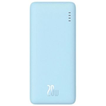 BASEUS Acumulator extern Baseus Airpow Fast Charge 20.000 mAh, 20W, cu cablu USB USB-C 0.5m, Albastru