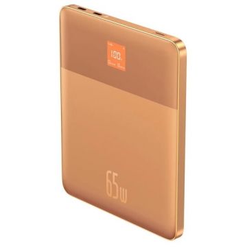 BASEUS Baterie externa Baseus Blade 2, 12000 mAh, 65W, 2 x USB-C, Incarcare rapida, Ultra-subtire, Portocaliu BASEUS Baterie externa Baseus Blade 2, 12000 mAh, 65W, 2 x USB-C, Incarcare rapida, Ultra-subtire, Portocaliu