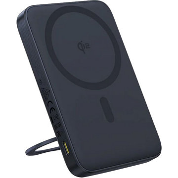 BASEUS Baterie externa Baseus PicoGo Qi2 Magnetic 5000mAh, 20W, cu cablu USB-C 30cm inclus, Negru