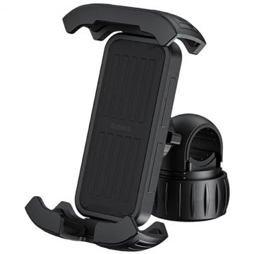 BASEUS Suport telefon bicicleta Baseus QuickGo, Negru