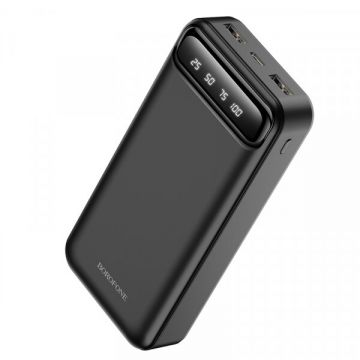 Borofone Baterie Externa Borofone BJ14A Freeway, 20000mAh, 10W, 2 x USB-A, Neagra