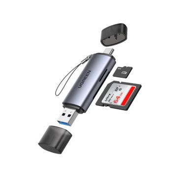 Cititor de carduri UGREEN CM185 USB-C/USB-A Card Reader