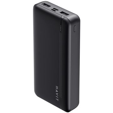 HAVIT Powerbank Havit PB91 20000 mAh, 2 porturi USB, 70x130x27mm, Negru HAVIT Powerbank Havit PB91 20000 mAh, 2 porturi USB, 70x130x27mm, Negru