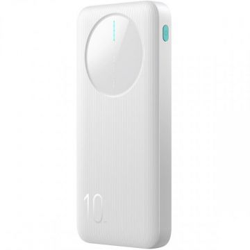 JOYROOM Baterie Externa Joyroom JR-PBF12, 10000mAh, 12W, 1 x USB-C - 2 x USB-A, Alba