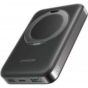 JOYROOM Baterie Externa Wireless Joyroom JR-PBM12, 10000mAh, 22.5W, QC + PD + FQI, 1 x QI - 1 x USB-A - 1 x USB-C, Neagra