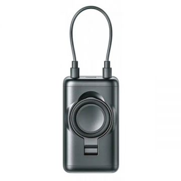 JOYROOM Baterie Externa Wireless Joyroom JR-W13, 5000mAh, 18W, PD + QI, 1 x Lightning - 1 x QI - 1 x USB-C, Neagra
