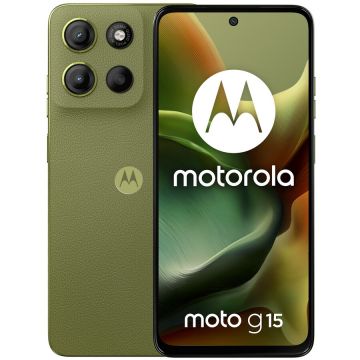 Motorola Telefon mobil Motorola g15, 6.72, Dual SIM, 512GB, 8GB RAM, 4G, Iguana Green
