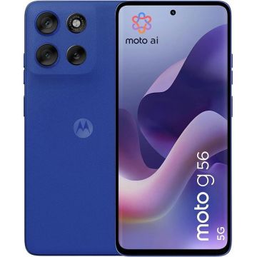 Motorola Telefon mobil Motorola Moto g56, 6.72 inch, 8GB RAM, 256GB, 5G, Dazzling Blue