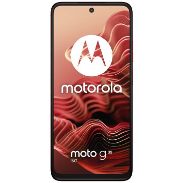 Motorola Telefon Motorola Moto g35, 6.72 inch, Dual SIM, 128GB, 8GB RAM, 5G, Guava Red