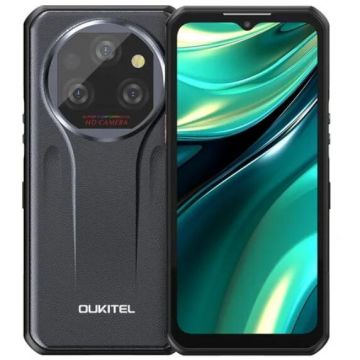 OUKITEL Telefon Mobil Oukitel WP39, Procesor Mediatek Dimensity 6100+ Octa-Core, IPS LCD Capacitive touchscreen 6.6, 6GB RAM, 256GB Flash, Camera Tripla 64 + 8 + 2 MP, 5G, Wi-Fi, Dual SIM, Android, Gri